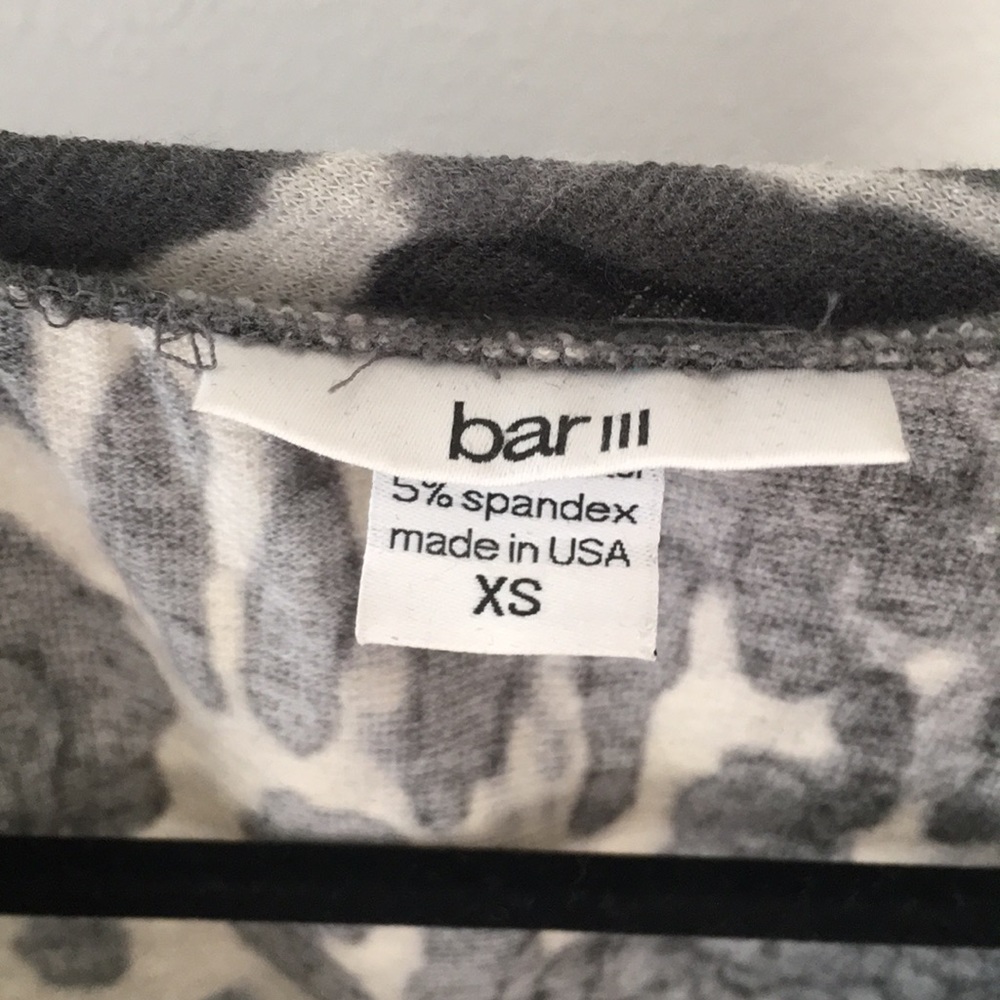 Bar lll gray/black leopard print dress - Picture 3 of 4